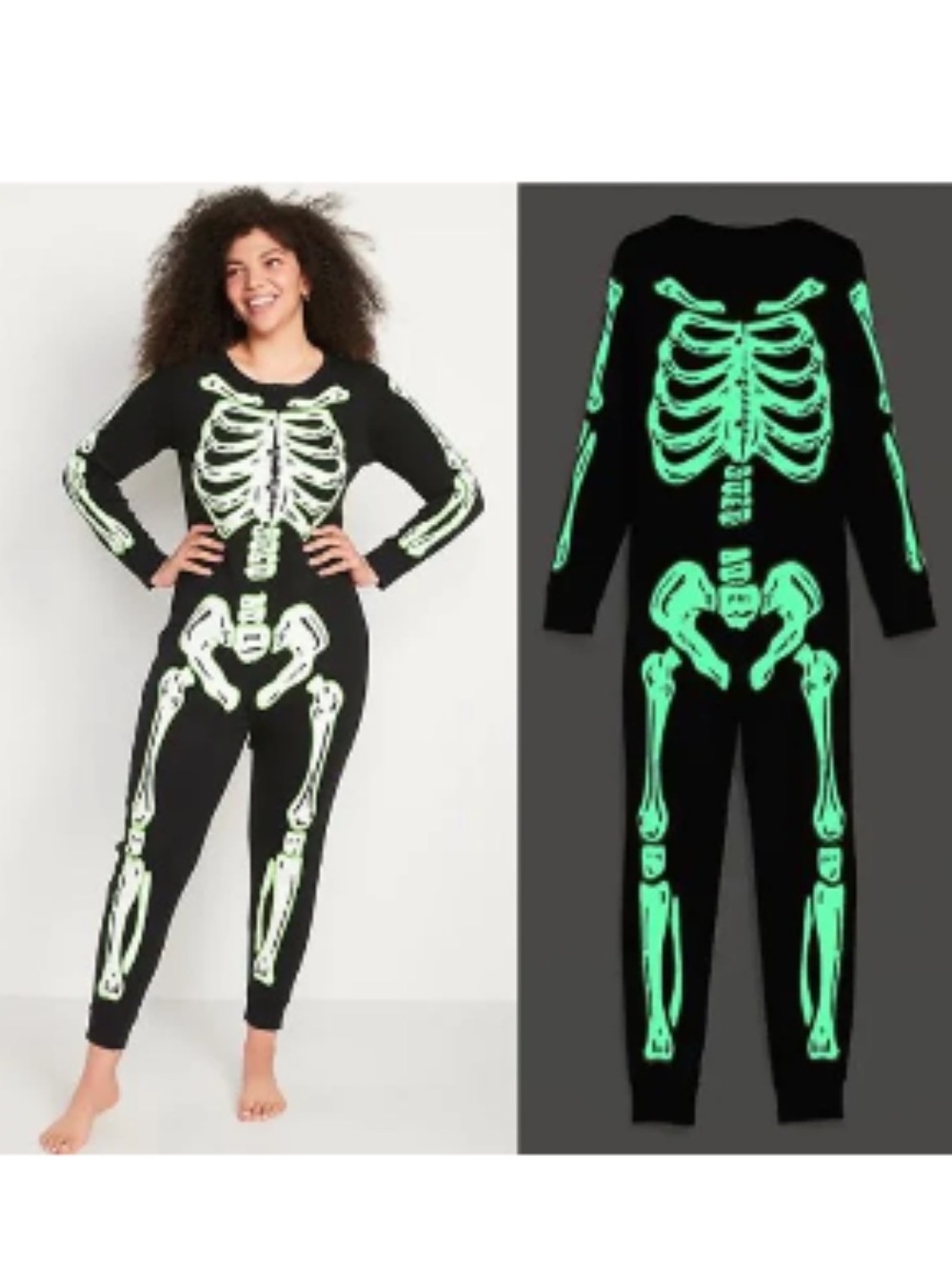 HALLOWEEN➕Unisex Glow In The Dark Skeleton One-Piece